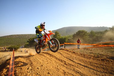 Bodrum, Türkiye, 07 Kasım 2015: Türkiye Enduro Şampiyonası 'nın 6. ayağı Türkiye Motosiklet Federasyonu tarafından yapıldı.
