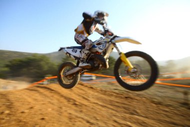 Bodrum, Türkiye, 07 Kasım 2015: Türkiye Enduro Şampiyonası 'nın 6. ayağı Türkiye Motosiklet Federasyonu tarafından yapıldı.