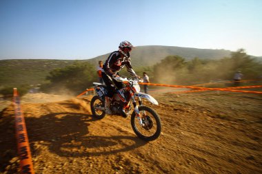 Bodrum, Türkiye, 07 Kasım 2015: Türkiye Enduro Şampiyonası 'nın 6. ayağı Türkiye Motosiklet Federasyonu tarafından yapıldı.
