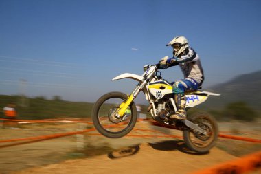 Bodrum, Türkiye, 07 Kasım 2015: Türkiye Enduro Şampiyonası 'nın 6. ayağı Türkiye Motosiklet Federasyonu tarafından yapıldı.