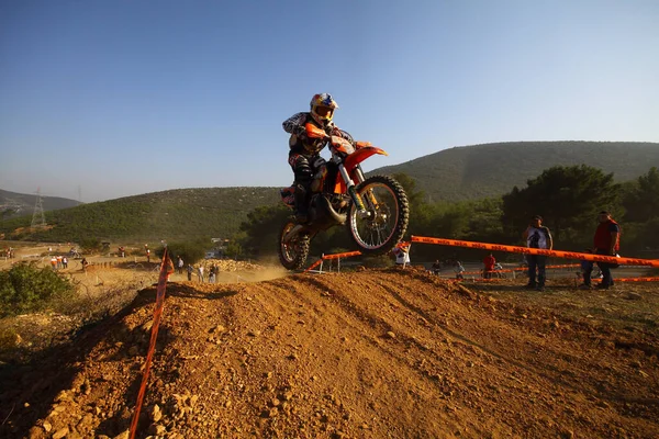 Bodrum Turkiet November 2015 Den Ben Tävlingar Turkiet Enduro Championship — Stockfoto