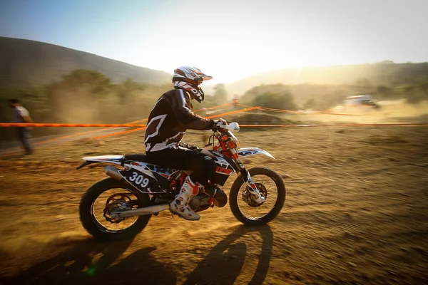 Bodrum Turkiet November 2015 Den Ben Tävlingar Turkiet Enduro Championship — Stockfoto