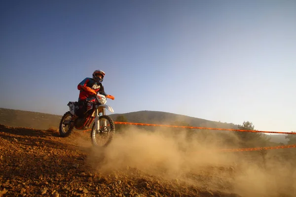 Bodrum Turkiet November 2015 Den Ben Tävlingar Turkiet Enduro Championship — Stockfoto