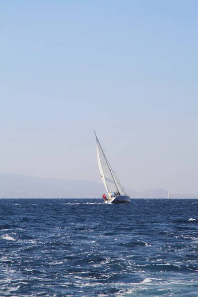 Bodrum Turquía Octubre 2016 Bodrum Sailing Cup Goleta Veleros Madera — Foto de Stock