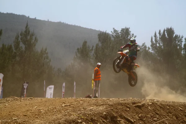 Bodrum Turcja Kwietnia 2017 Wyścigi Nogi Turcji Enduro Championship Został — Zdjęcie stockowe