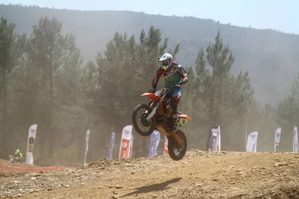 Bodrum Turcja Kwietnia 2017 Wyścigi Nogi Turcji Enduro Championship Został — Zdjęcie stockowe