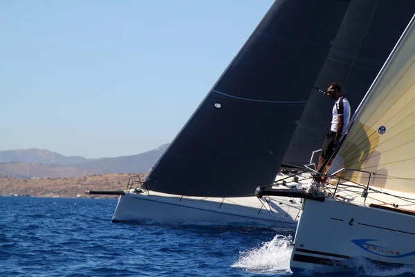 Bodrum Turquia Agosto 2016 Corridas Vela Foram Realizados Pela Organização — Fotografia de Stock