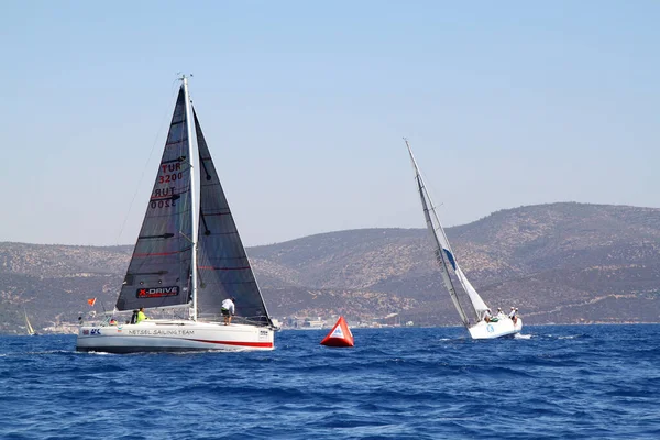 Bodrum Türkei August 2016 Die Regatten Wurden Von Der Organisation — Stockfoto