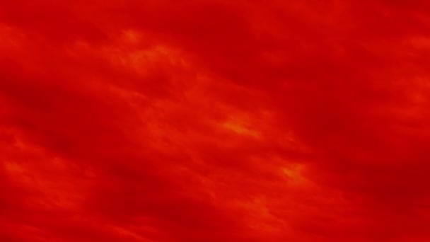 Nuages Rouges Dans Ciel Couleur Colorée Majestueuse Temps Lapse Ciel — Video