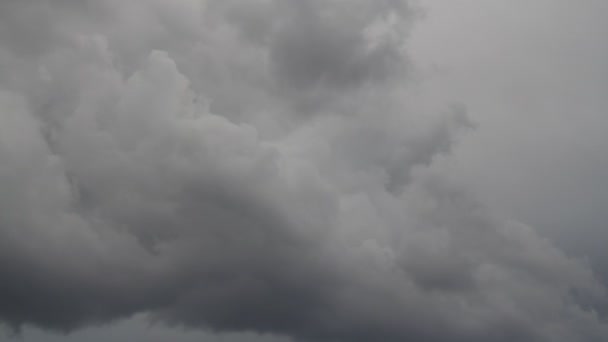 Tijd Vervallen Mooie Blauwe Lucht Met Wolken Achtergrond Luchtwolken — Stockvideo