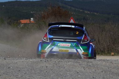 Bodrum, Hindi. 11 Nisan 2021: Türkiye Otomobil Sporları Federasyonu 'nun ilk yarışı Demir Berberoğlu ve Şevki Gokerman Ralli Kupası' nın 