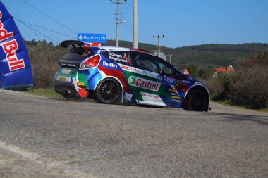 Bodrum, Hindi. 11 Nisan 2021: Türkiye Otomobil Sporları Federasyonu 'nun ilk yarışı Demir Berberoğlu ve Şevki Gokerman Ralli Kupası' nın 