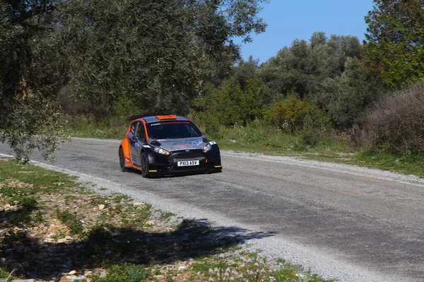 Bodrum, Hindi. 11 Nisan 2021: Türkiye Otomobil Sporları Federasyonu 'nun ilk yarışı Demir Berberoğlu ve Şevki Gokerman Ralli Kupası' nın 