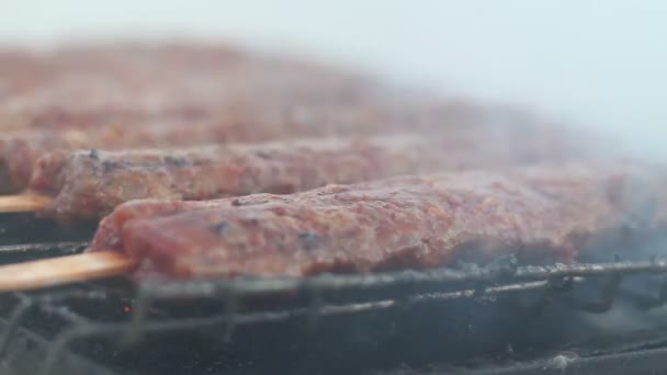 土耳其Kebab Grill — 图库视频影像