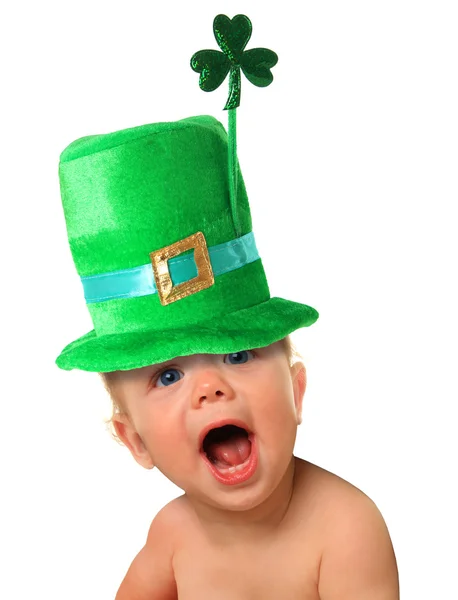 St Patrick's day baby — Stock Photo, Image