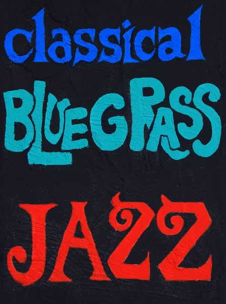 Jazz clássico de Bluegrass — Fotografia de Stock