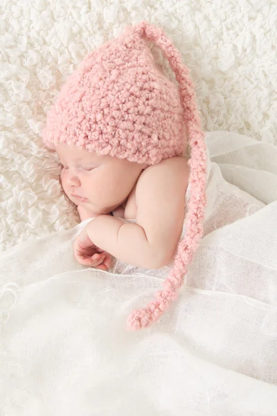 Newborn baby girl — Stock Photo, Image