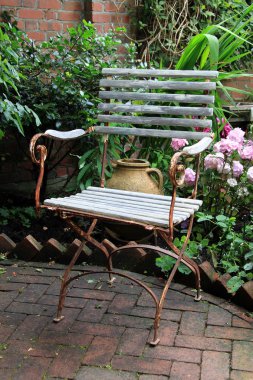 Rustic garden chair