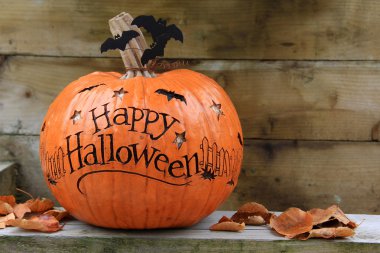 mutlu halloween balkabağı