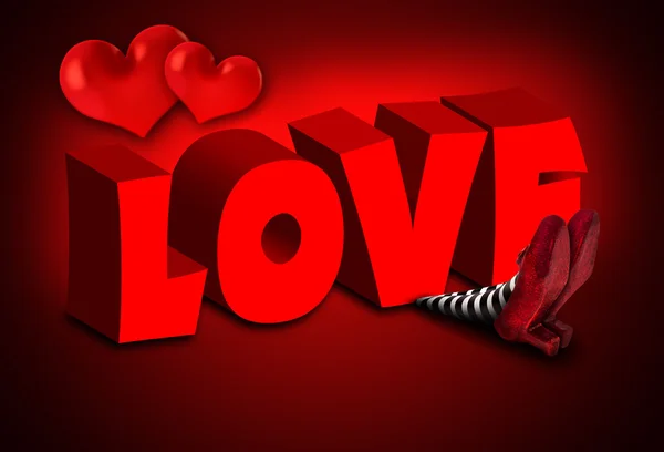 Kötü kalpli cadı üzerinde aşık