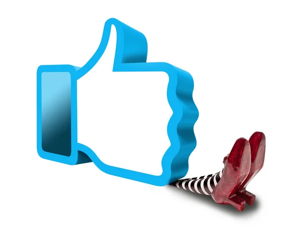 Sembol düşmek gibi küçük kapı cadı üzerinde