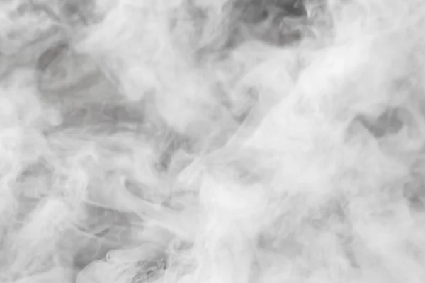 Biały Gęsty Dym Tło Tekstury — Zdjęcie stockowe