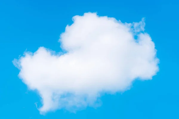 Mooie Cirrus Wolken Blauwe Lucht Een Zonnige Dag Achtergrond Textuur — Stockfoto