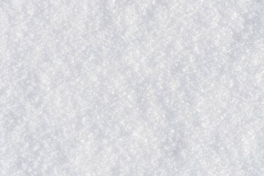 Beyaz, parlak, kar arkaplan dokusu. Taze, dikişsiz kar dokusu. Karlı yüzey kapanışı