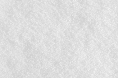 Beyaz, parlak, kar arkaplan dokusu. Taze, dikişsiz kar dokusu. Karlı yüzey kapanışı