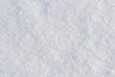 Beyaz, parlak, kar arkaplan dokusu. Taze, dikişsiz kar dokusu. Karlı yüzey kapanışı