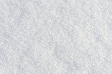 Beyaz, parlak, kar arkaplan dokusu. Taze, dikişsiz kar dokusu. Karlı yüzey kapanışı