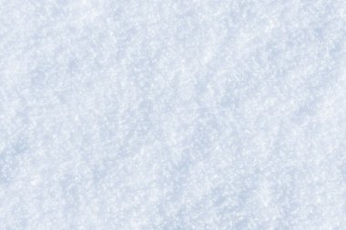 Beyaz, parlak, kar arkaplan dokusu. Taze, dikişsiz kar dokusu. Karlı yüzey kapanışı
