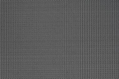 Beyaz arkaplanda izole edilmiş siyah ağ geometrik kusursuz desen