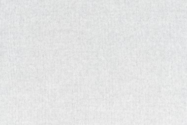 Örgü yün kumaş arka planının beyaz doğal dokusu. Beyaz örgü, pamuk kumaş, dokuma bezi dokusu. Kapat.