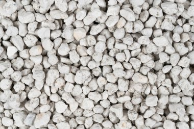 Beyaz çakıl taşı arka plan dokusu. Kaya arka planı. kil çakıl