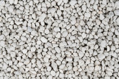 Beyaz çakıl taşı arka plan dokusu. Kaya arka planı. kil çakıl