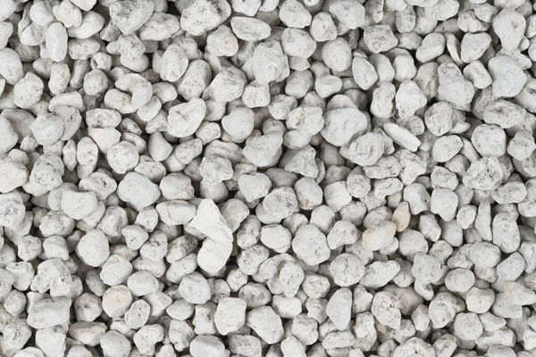 White Pebbles Background Texture Rock Background Clay Pebbles — Stock Photo, Image