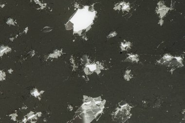 Kırık LCD monitör panel arkaplan dokusu. Kırık ekran camı