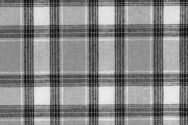 Schwarz Weiße Schottenmuster Hintergrund Hemdstoff Mit Kariertem Muster Werkstoff — Stockfoto