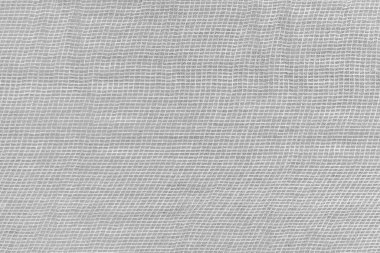 Beyaz tıbbi bandajın arka plan dokusu. Peynir bezi dokusu