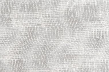 Beyaz tıbbi bandajın arka plan dokusu. Peynir bezi dokusu