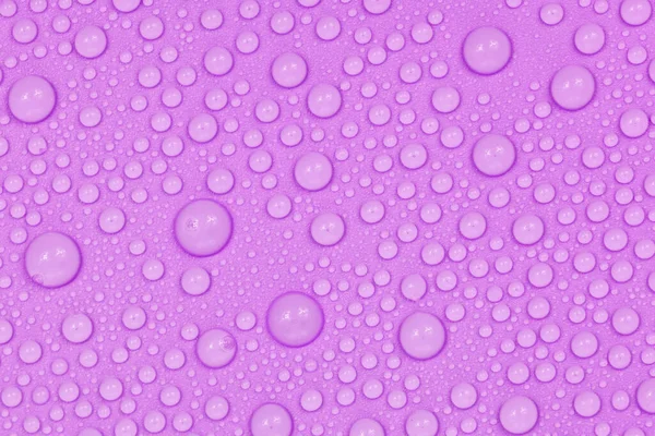 Water Drops Purple Background Texture Backdrop Glass Covered Drops Water — Stock Photo, Image