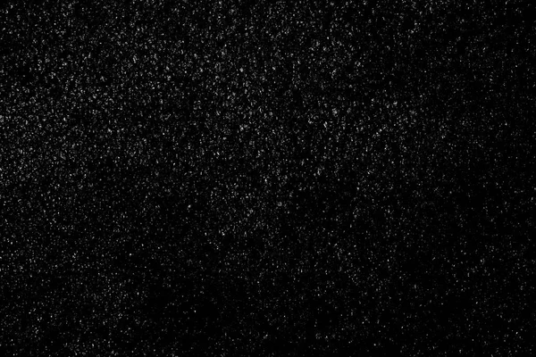 Falling Snow Black Background Small Particles Bright Dots Starry Sky — Stock Photo, Image