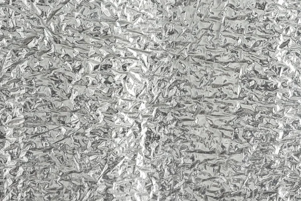 Textura Fundo Sem Costura Folha Prata Superfície Branca Brilhante Reflector — Fotografia de Stock