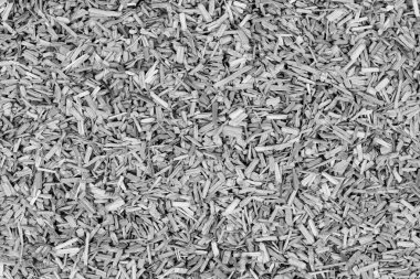 Meşe parçacıkları talaş dokusu. Sigara içmek için küçük odun parçaları. Talaş arkaplanı. ekolojik yakıt