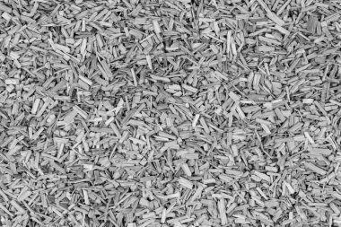 Meşe parçacıkları talaş dokusu. Sigara içmek için küçük odun parçaları. Talaş arkaplanı. ekolojik yakıt