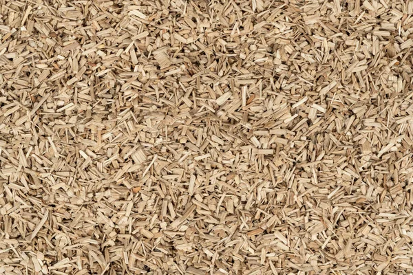 Oak Chips Sawdust Texture Small Wood Chips Smoking Sawdust Background — Stock Photo, Image