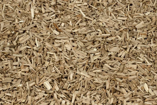 Tekstur Serbuk Gergaji Oak Kepingan Kayu Kecil Untuk Merokok Latar — Stok Foto