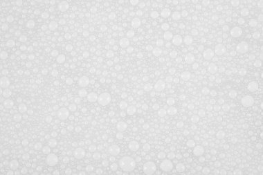 Su arka planında küçük sabun köpüklerinin dokusu. köpük