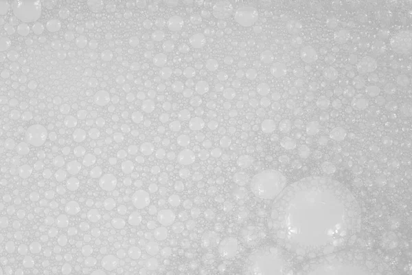 Texture Piccole Bolle Sapone Fondo Acqua Schiuma — Foto Stock